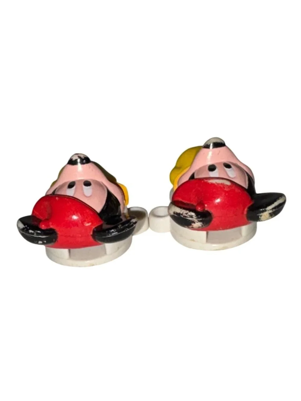 Vintage Retro Core 1988 Disney Mickey Mouse Bow Biter Shoelace Clips